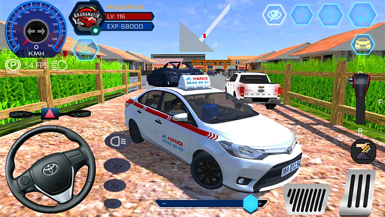 TOYOTA VIOS Taksi Sim&uuml;lat&ouml;r Oyunu || Car Simulator Vietnam #9 - Android Gameplay