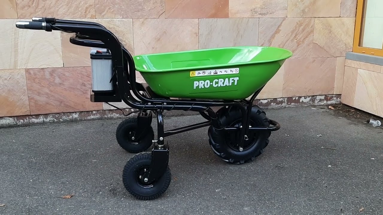 Aku kolečko Procraft PWB260 260kg nosnost #akukolecko #stavba #dumper