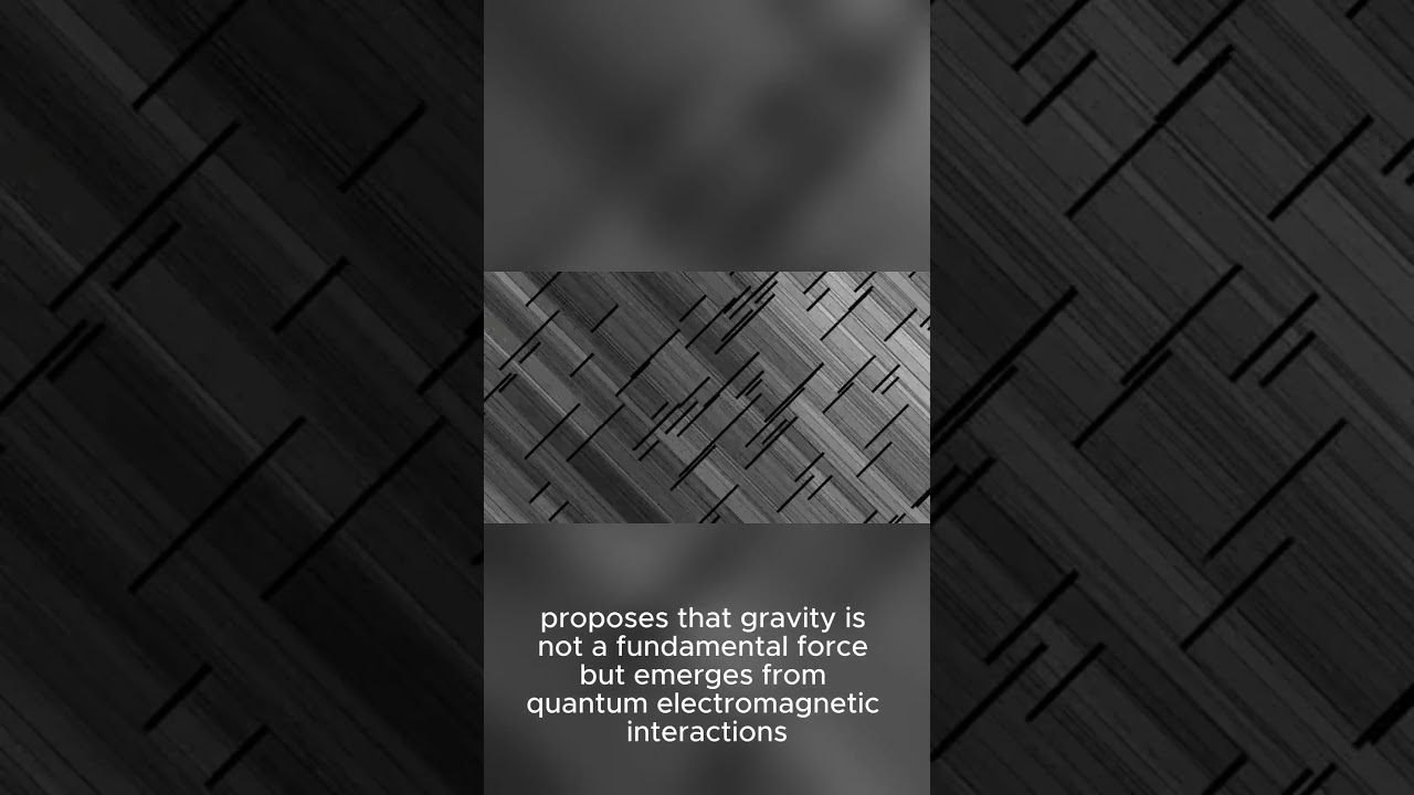 New theory suggests gravity is not a fundamental force 