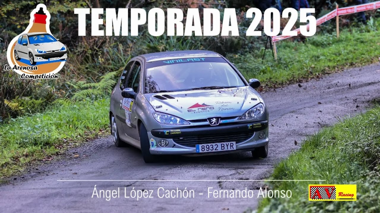 LA ARENOSA COMPETICIÓN | Ángel López - Fernando Alonso | Peugeot 206 XS | Resumen Temporada 2025
