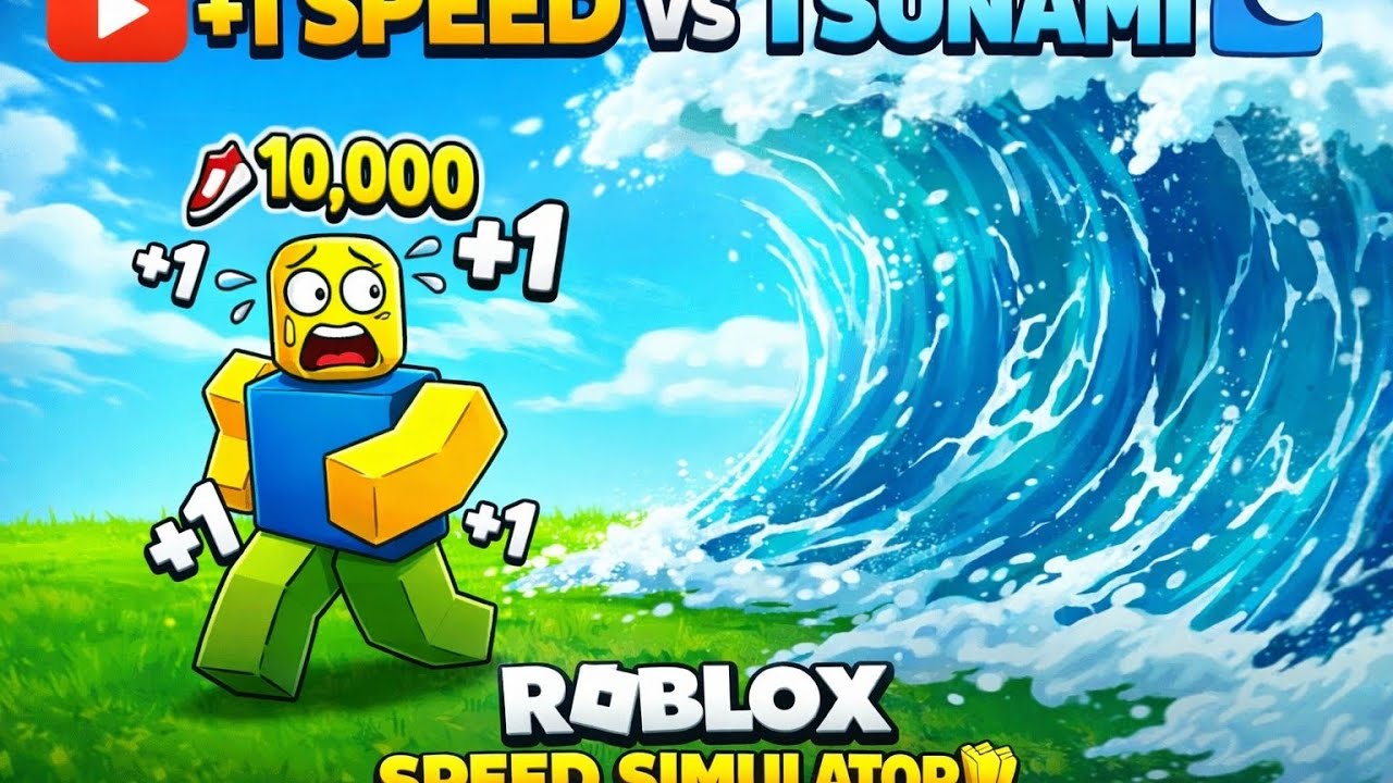 🌊 RUN FAST OR DIE! | Speed vs Tsunami Roblox