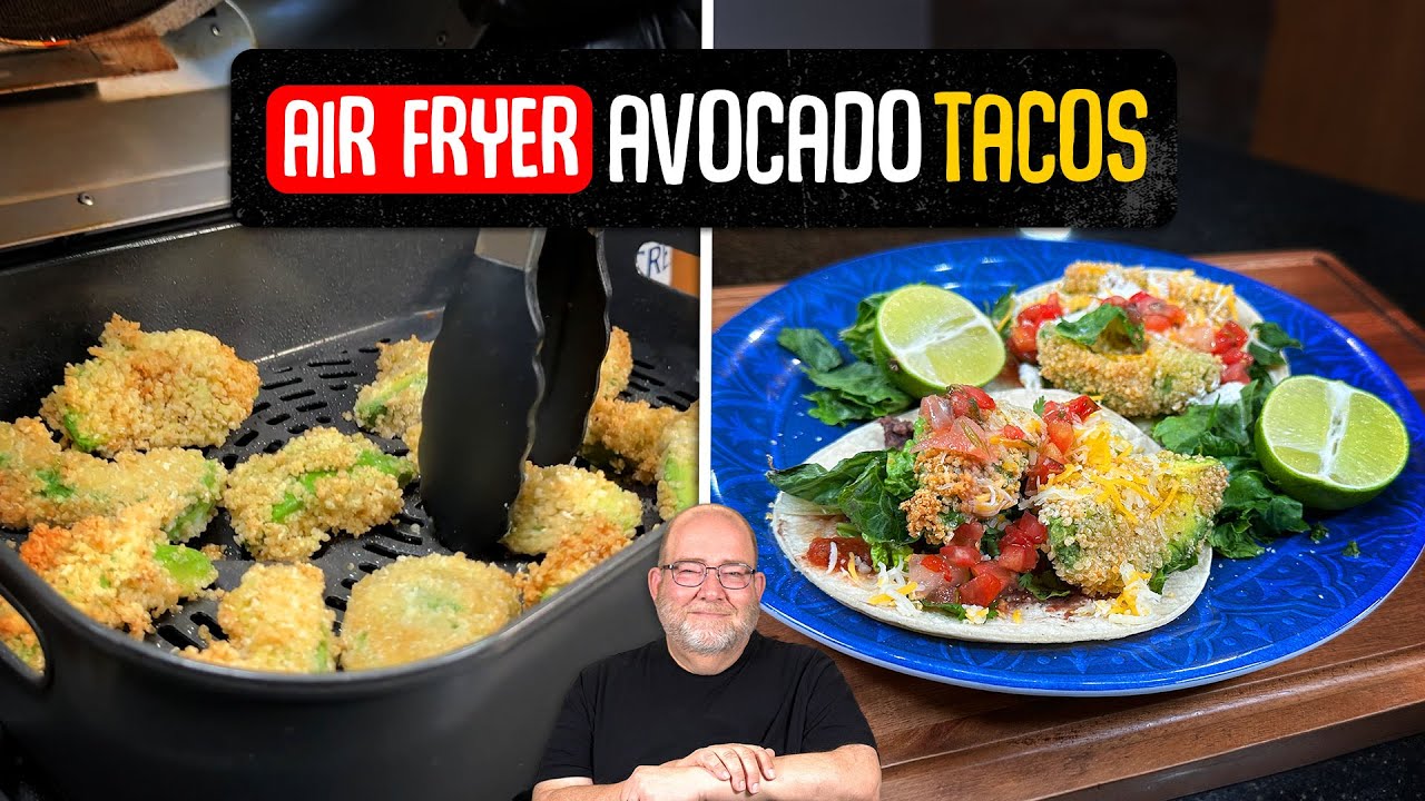 Air Fryer Avocado Tacos - Crunchy, Creamy, & Delicious!