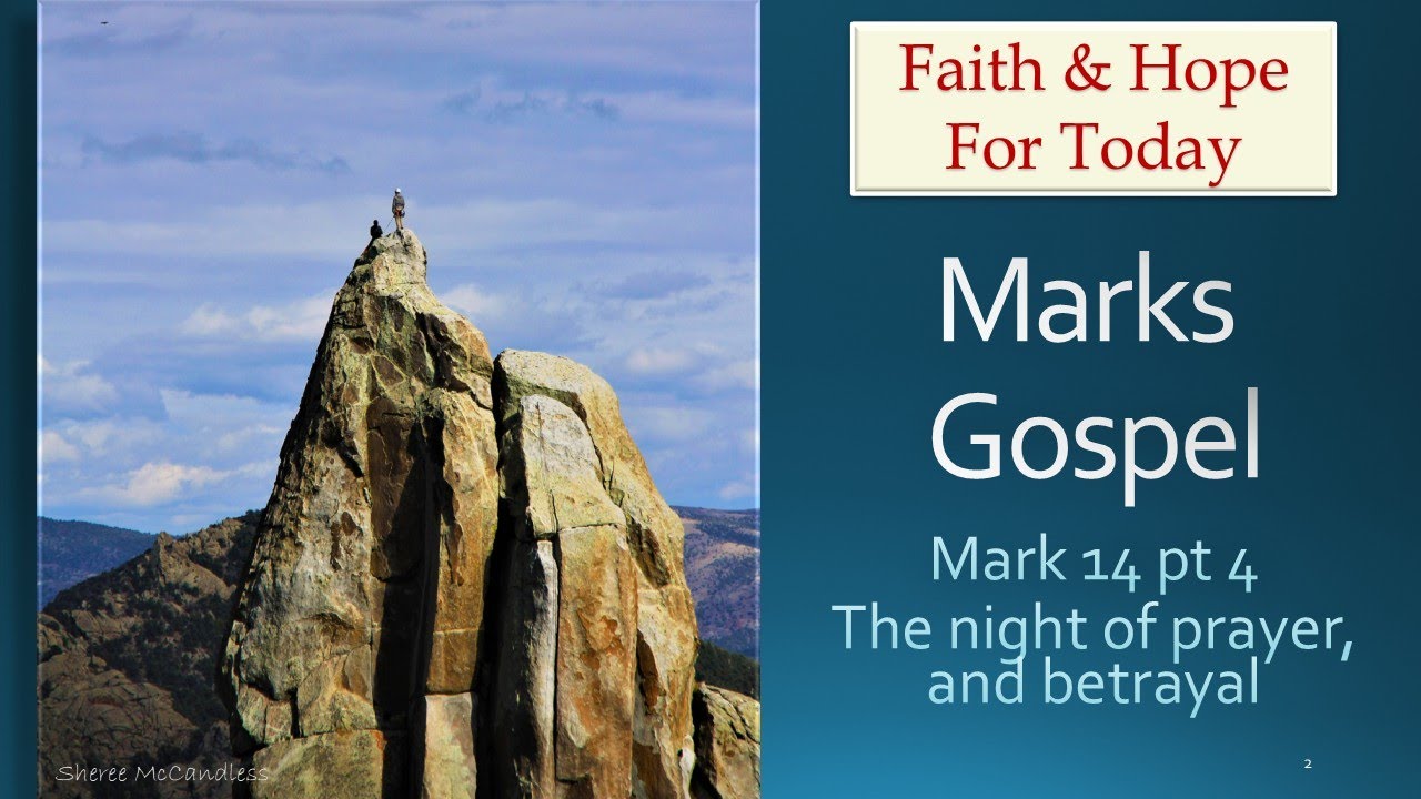Mark 14: Do You Know What Is Going On Today?