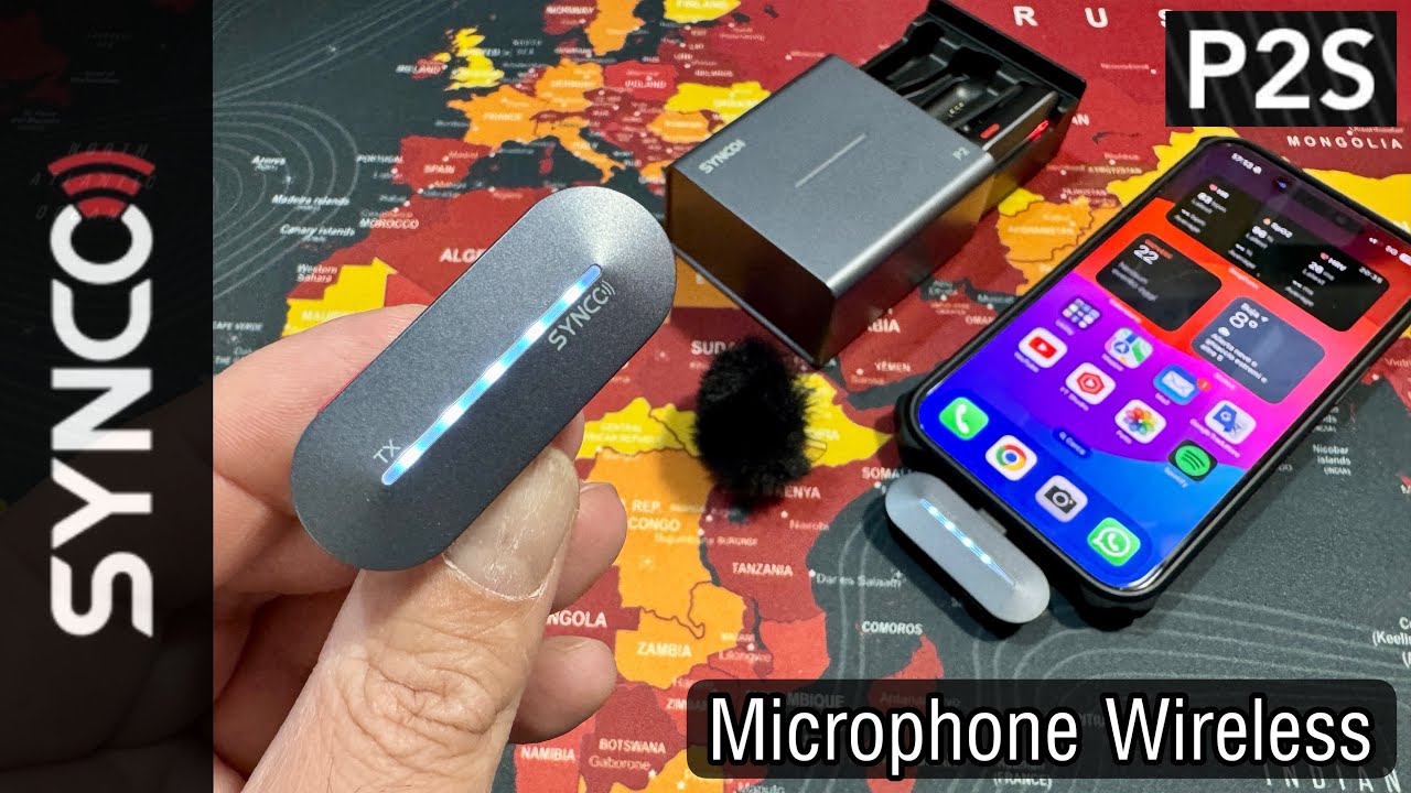 The Best Condenser Microphone Wireless for Phone SYNCO P2ST ( iPhone / Android )