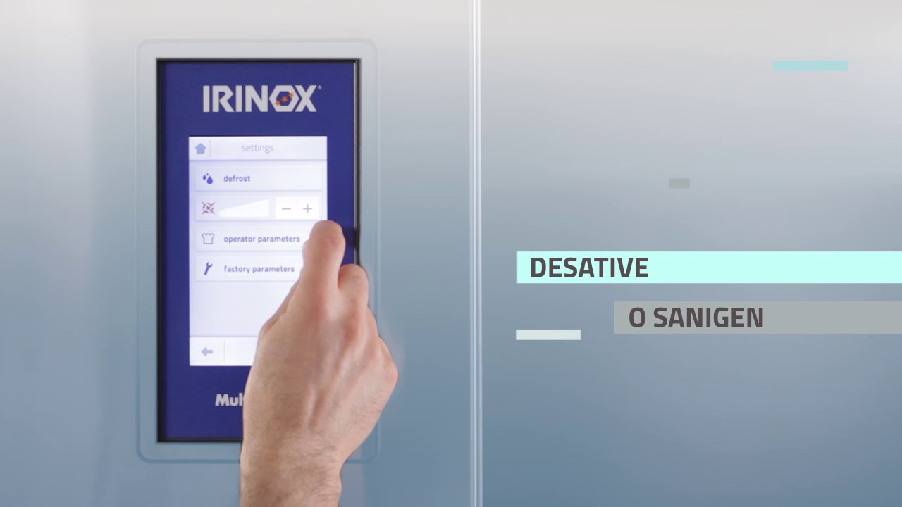 Irinox Multifresh MYA Tutorial - 08 Configurando o Sanigen