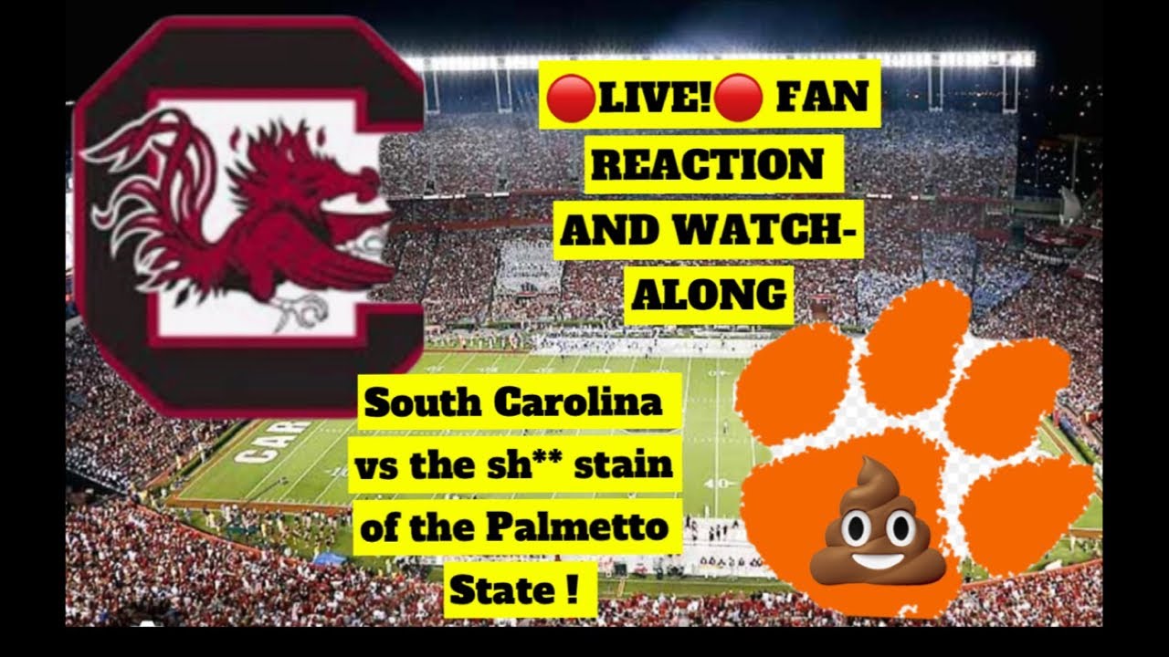 🔴LIVE!🔴 CLEMSON TIGERS AT SOUTH CAROLINA GAMECOCKS! WATCH-ALONG AND LIVE FAN REACTION!