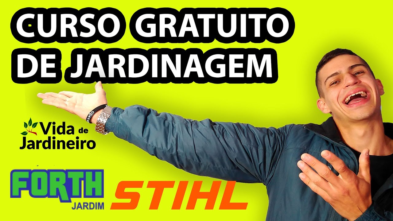 Cursos de Jardinagem GRATUITOS (com Certificado) | Vida de Jardineiro