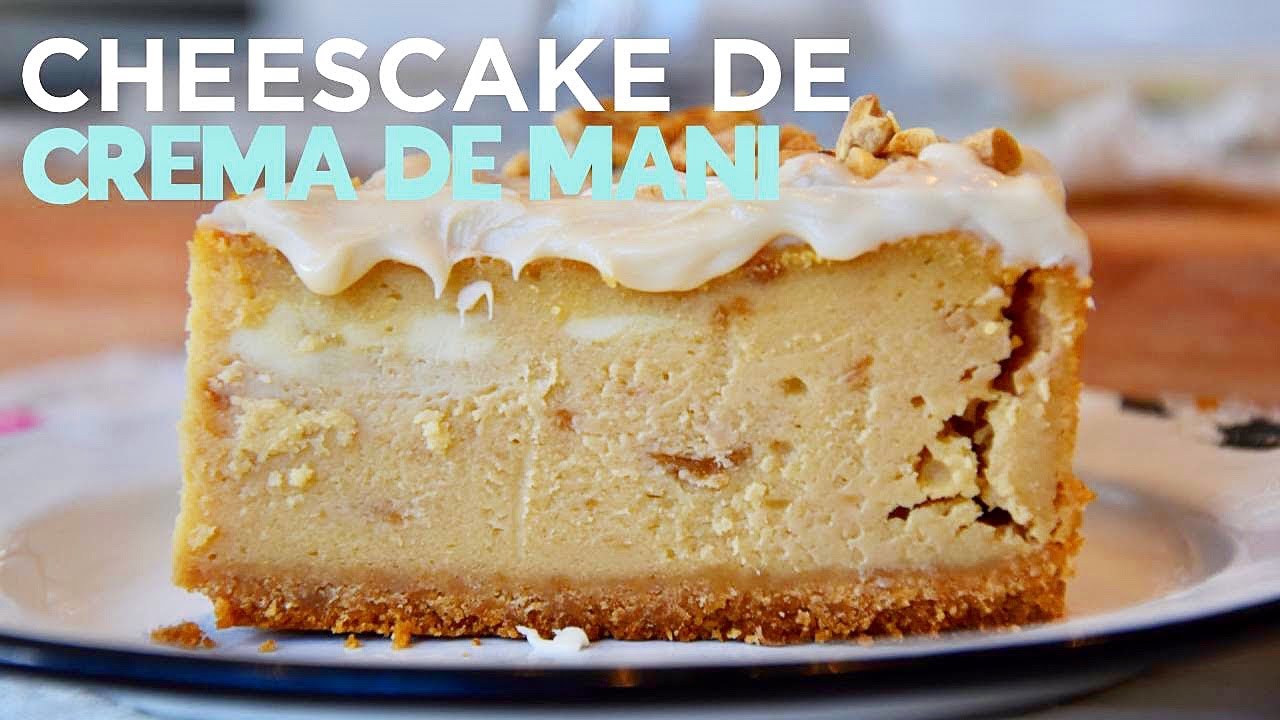Cheesecake mantequilla de maní con chocolate blanco ( cacahuate 🥜 )