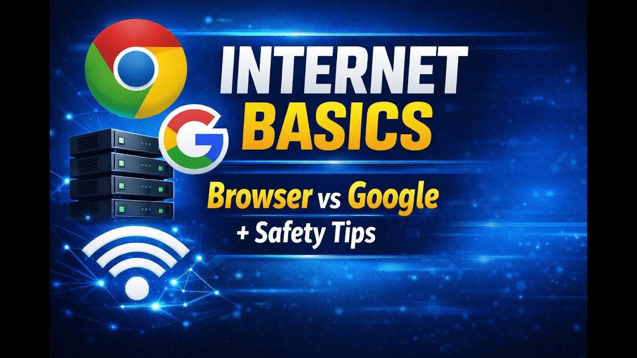 Internet Basics for Beginners | Browser vs Google, How Websites Work | Lecture 6 #msrusando