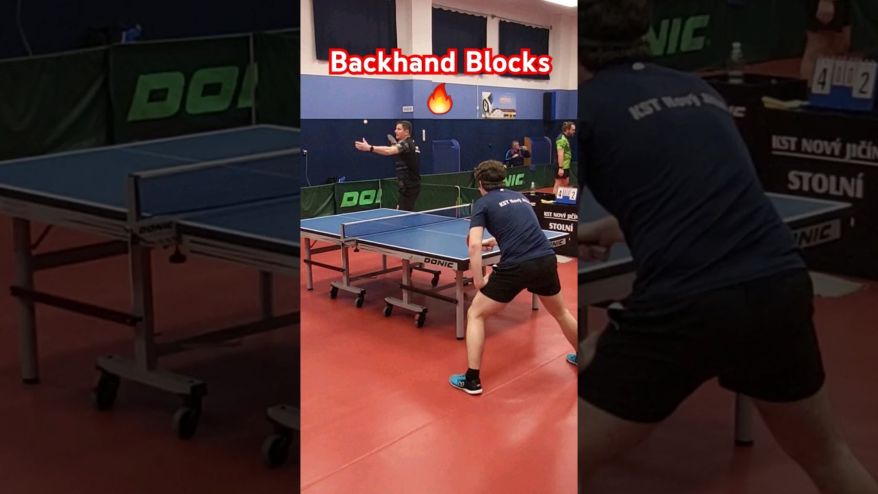 Backhand Blocks by Pařil Ondřej #tabletennis #kstnovyjicin #stolnitenis
