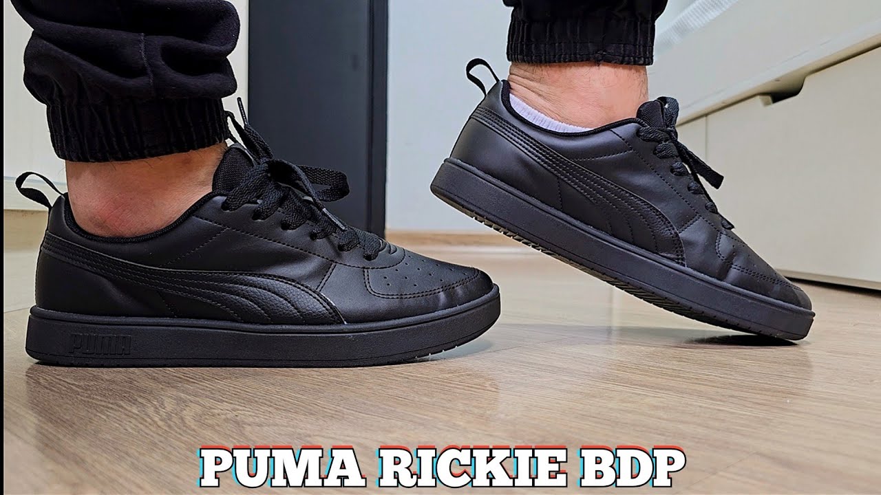 Review Do T&ecirc;nis Puma Rickie Bdp Masculino - Todo Preto | Demonstra&ccedil;&atilde;o No P&eacute; | On Feet | T&ecirc;nis Casual