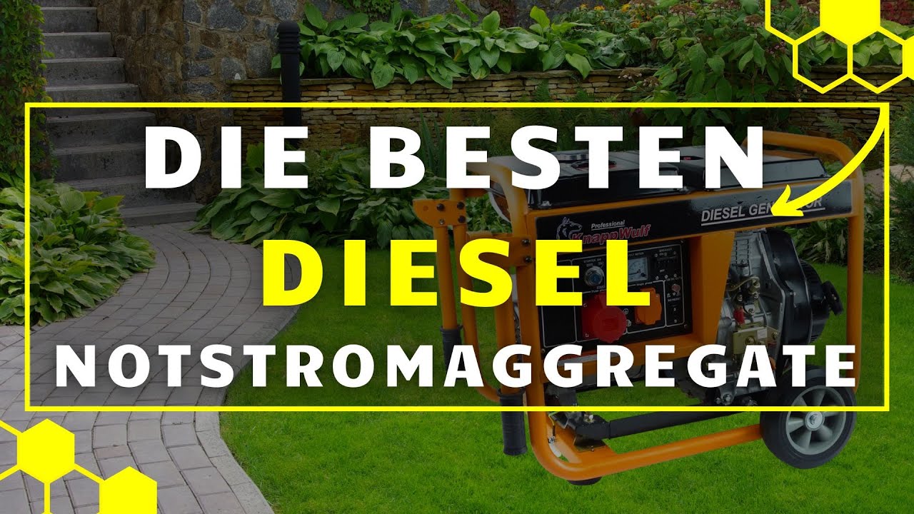 Diesel Notstromaggregat TEST - Die 3 besten Stromerzeuger im gro&szlig;en VERGLEICH!