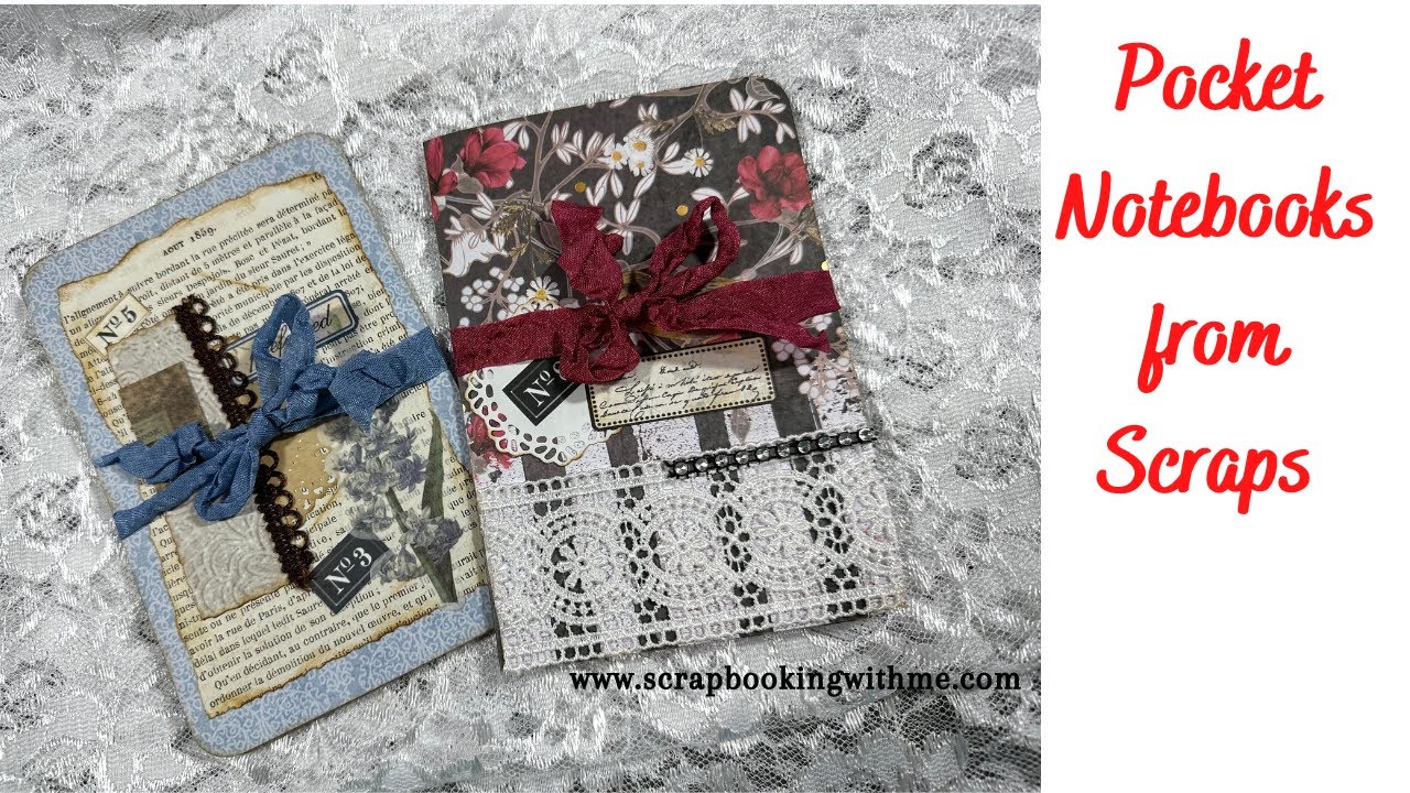 QUICK AND EASY POCKET NOTEBOOK FOLDS FROM SCRAPS | they look beautiful in your journal