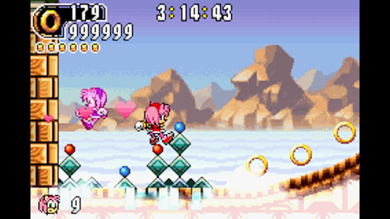 Sonic Advance 2: Part 5: Sky Canyon (Amy, All Special Rings)