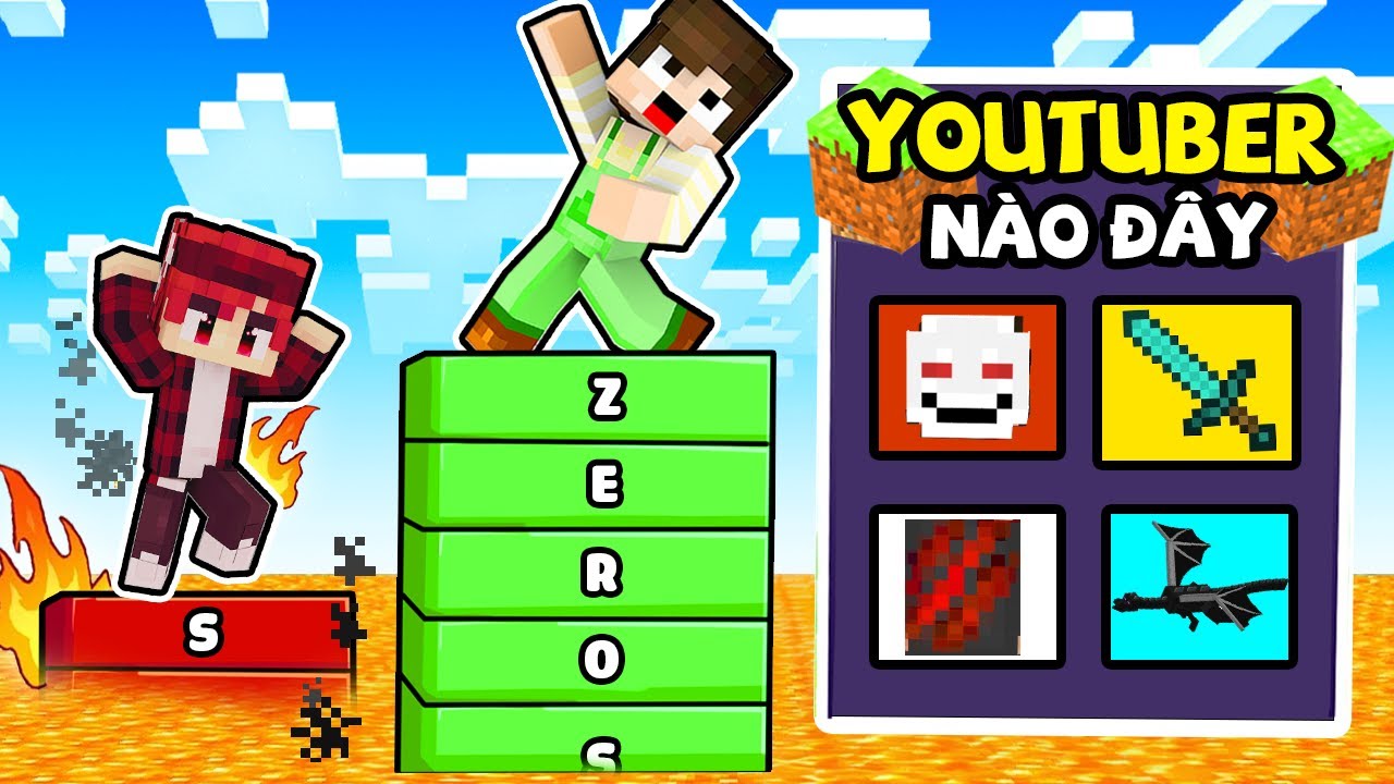 Bạn Sẽ Thắng Nếu Trả Lời Chính Xác Câu Hỏi Về Youtuber Trong Minecraft