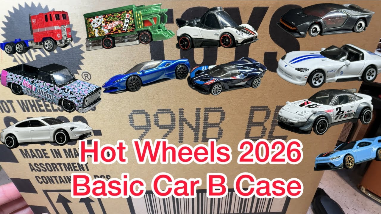 Hot Wheels 2026 Basic Car B Case 廣東話開箱 