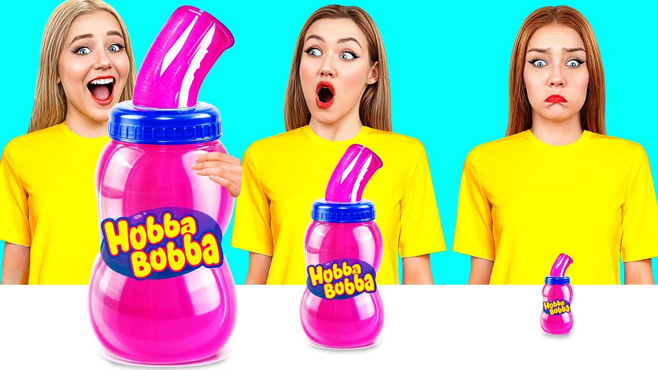 Большая, Средняя или Маленькая Тарелка Челлендж | Потрясающие Кулинарные Рецепты Mega DO Challenge