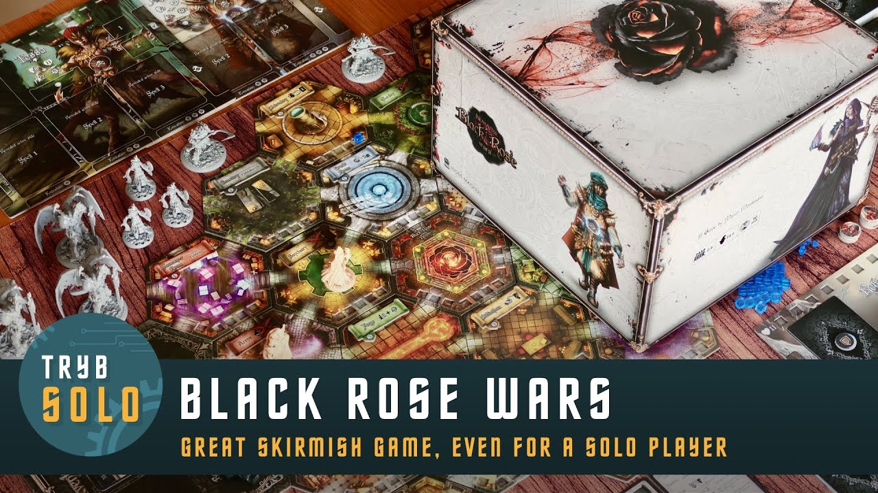 🇬🇧 Black Rose Wars | two solo modes, how to play and review
