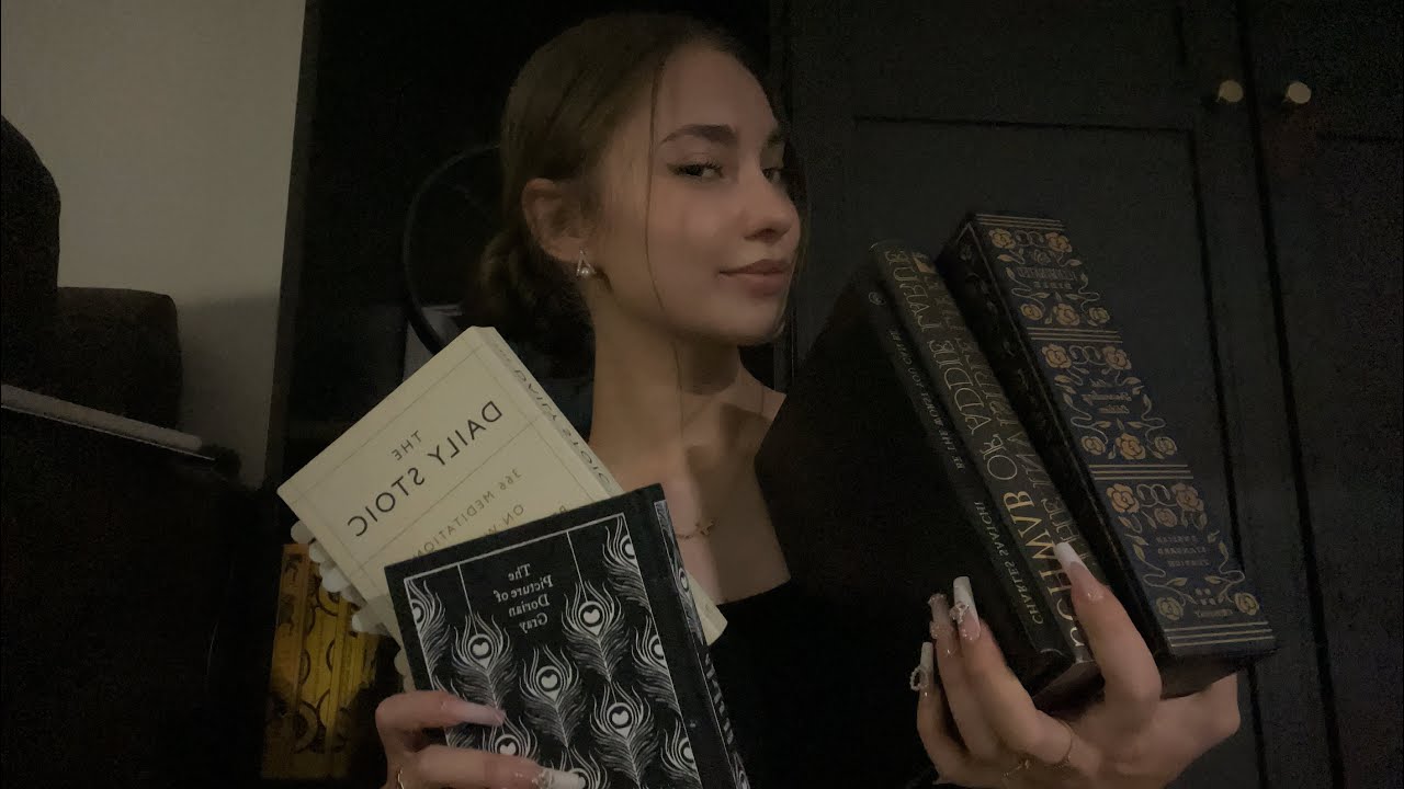 ASMR favourite books collection (tapping, tracing, rambling)