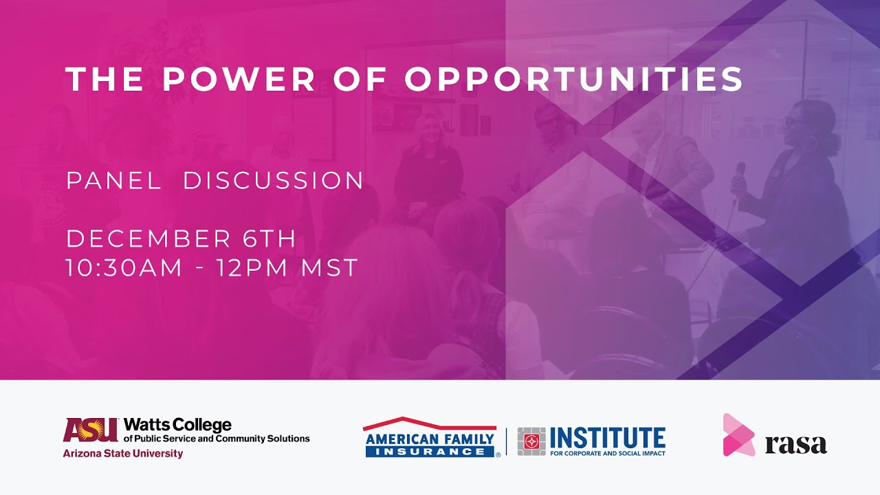 The Power of Opportunities // Rasa Legal Arizona Launch Event Panel Discussion