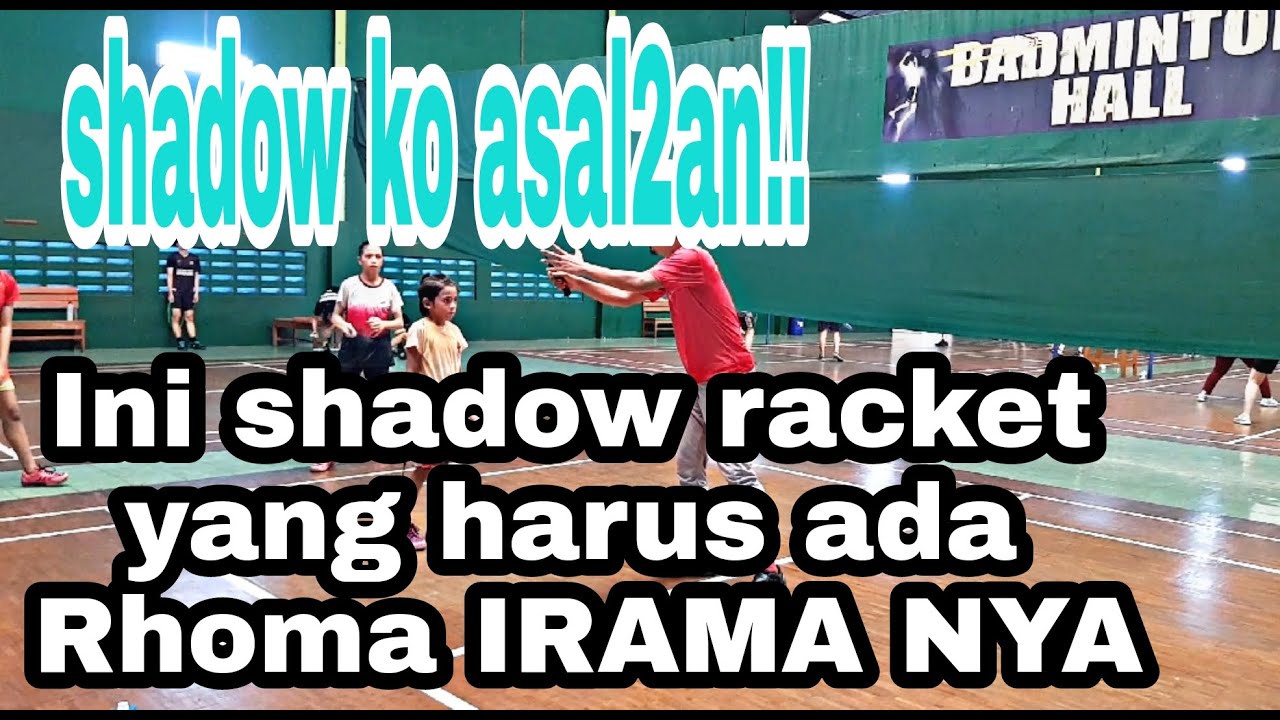 LATIHAN SHADOW RACKET UNTUK PEMAIN SINGLE DAN DOUBLE||FOCUS REAKSI/IRAMA/KEKUATAN