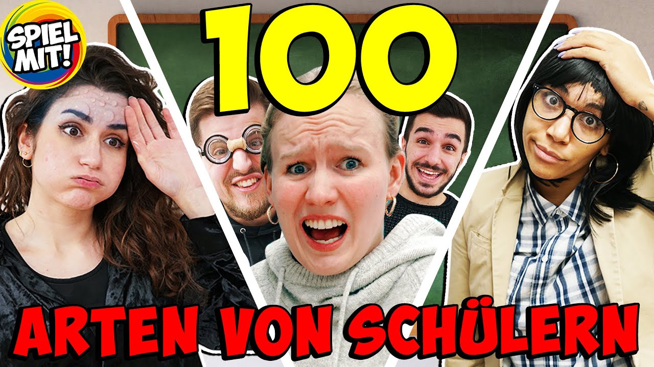 100 ARTEN von SCHÜLERN, DIE JEDER KENNT! Compilation