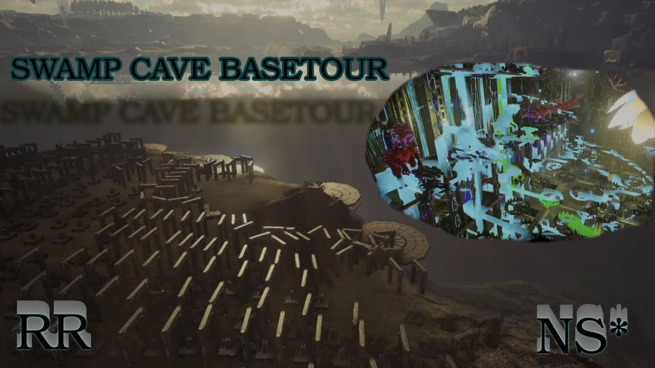ARK Small Tribe || Swamp Cave Fjordur Base Tour