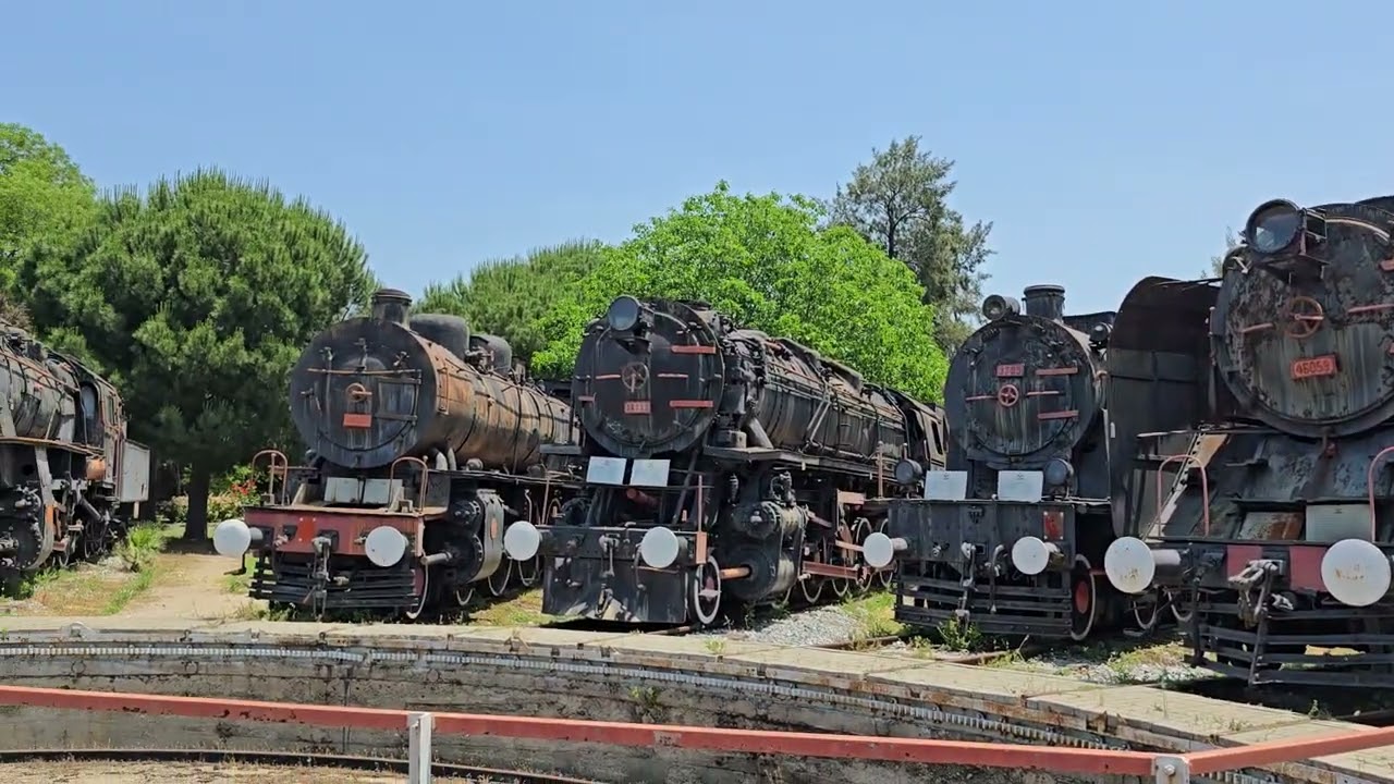İzmir-Çamlık: Turkish Steam Locomotive Museum: Footage of museum. Çamlık/Selçuk/İzmir/Türkiye 🇹🇷.