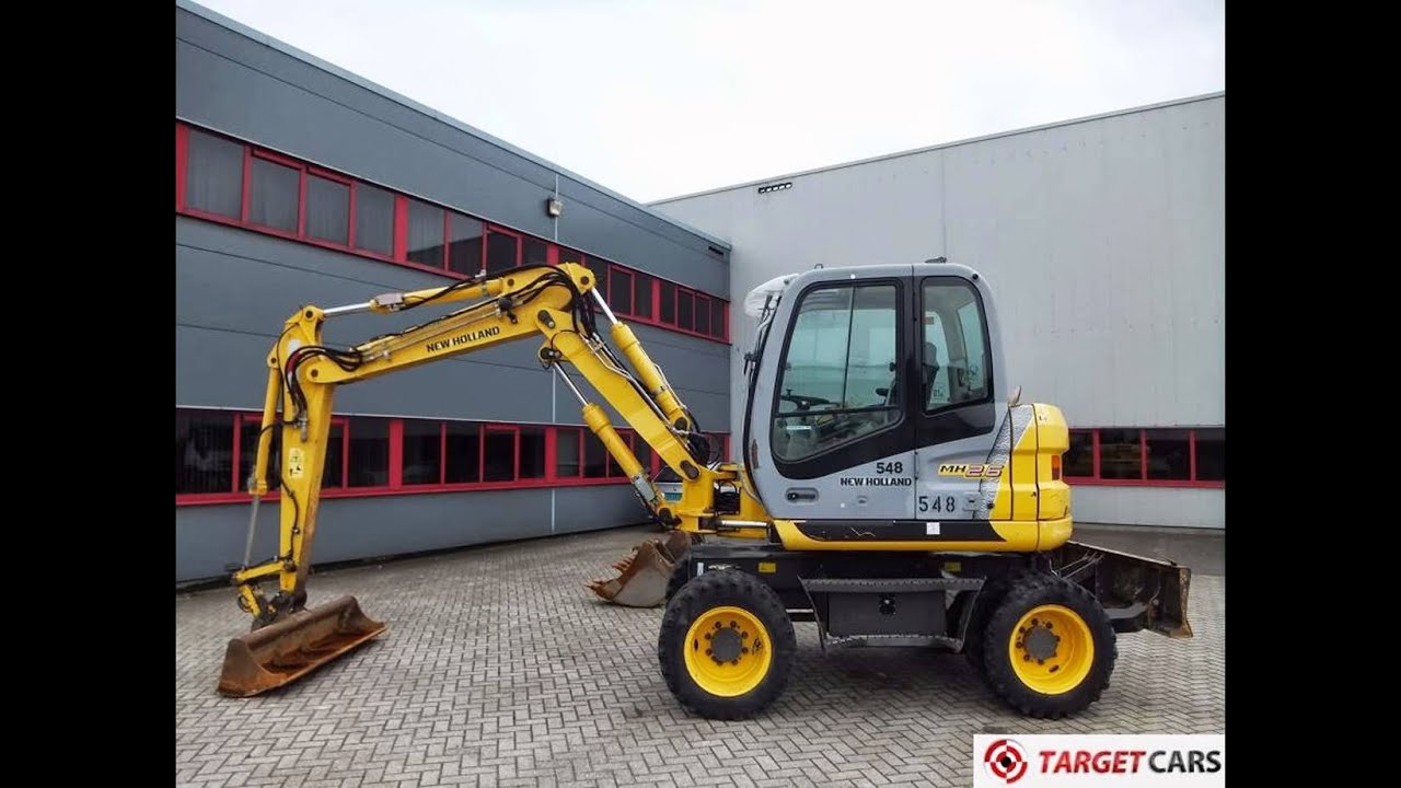 NEW HOLLAND MH2.6 MOBILE 4x4x4 WHEELED EXCAVATOR 2007 8718HRS