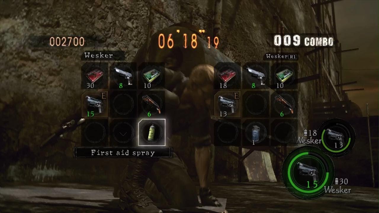 RESIDENT EVIL5_Mercs Duo Prison with Kensei, great partner!!