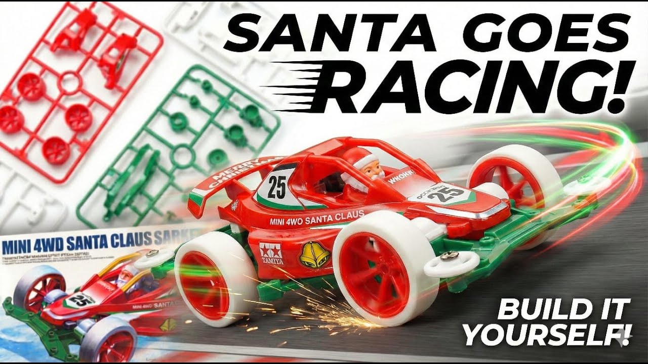 Santa goes RACING? 🎅🏎️ Tamiya Santa Claus Red Racer (Item 95698)