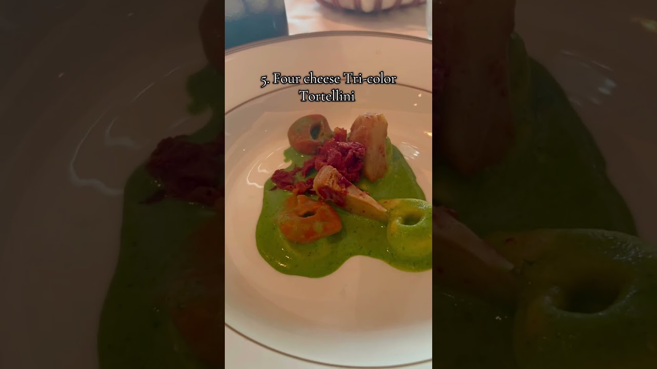 My 10 ten meals on the Disney Treasure