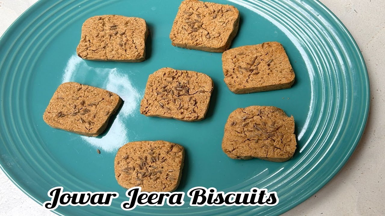 Jowar Jeera Biscuits |Gluten-free Biscuits|Sugarfree Biscuits|Healtholic