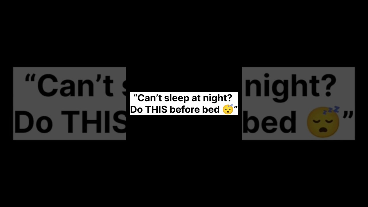 Can’t Sleep at Night? Do THIS Before Bed 😴 | Yoga for Deep Sleep