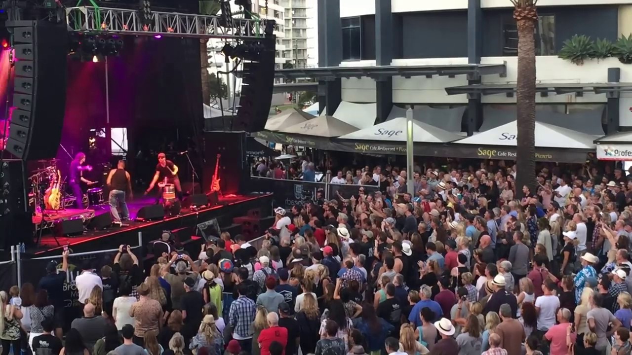 Mason Rack Band @ Blues on Broadbeach 2016 - Keg Drumming