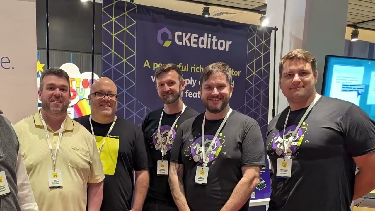 JS Nation US (New Jersey) &ndash; CKEditor DevRel Wrap-Up!