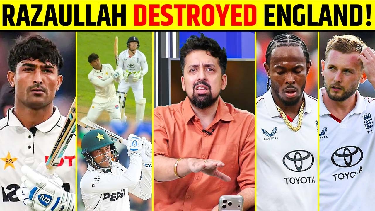 PAKISTAN VS ENGLAND 3RD TEST DAY 3 HIGHLIGHTS: RAZAULLAH DESTROYED ENGLAND! #pakvseng #babarazam