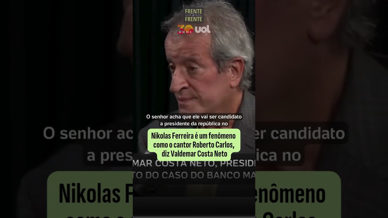 Valdemar Costa Neto: Nikolas &eacute; um fen&ocirc;meno como o cantor Roberto Carlos