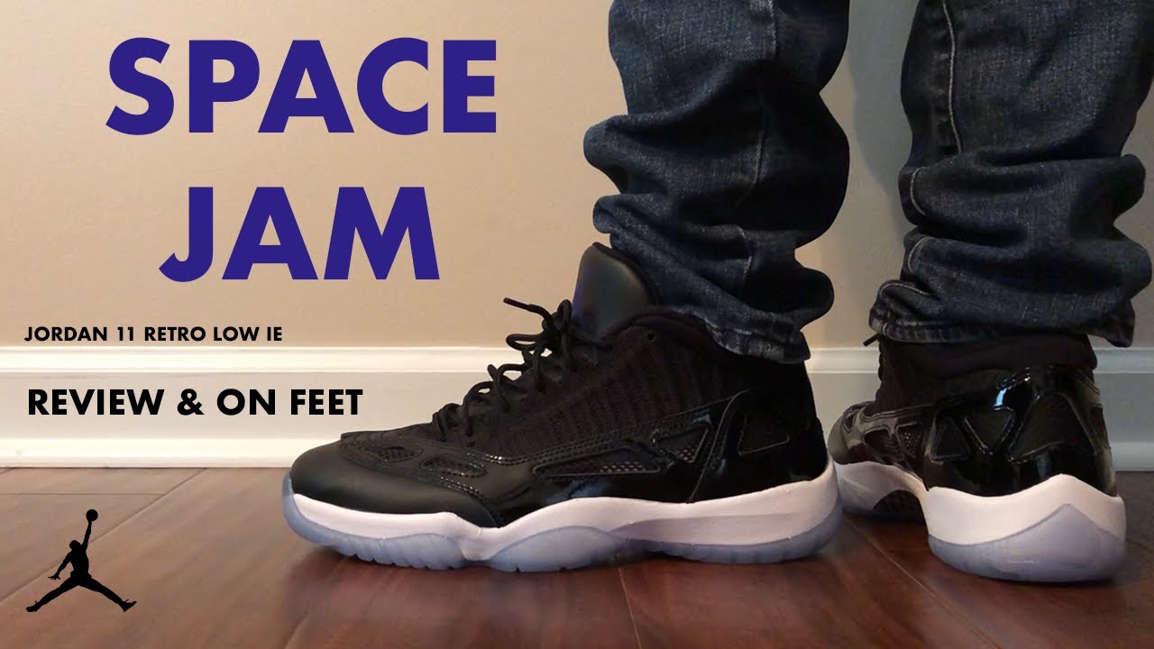 Air Jordan 11 Low IE Space Jam Review and On Feet