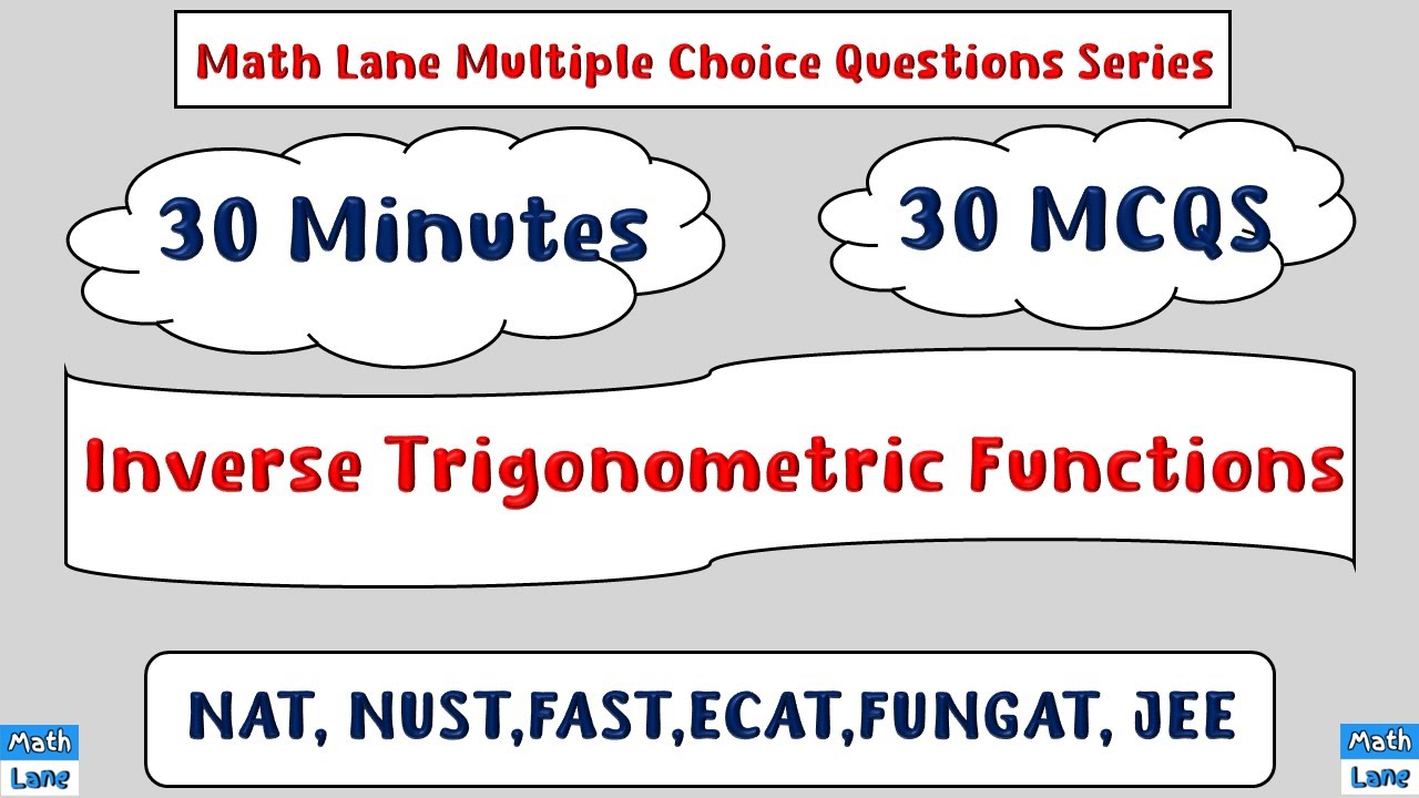 Multiple Choice Questions: Inverse Trigonometric Functions