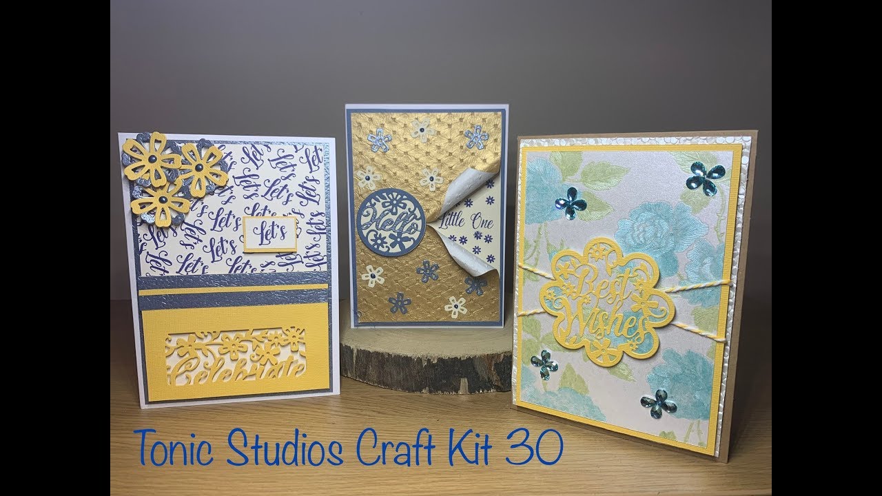 Tonic Studios Craft Kit 30 - Unboxing and inspiration