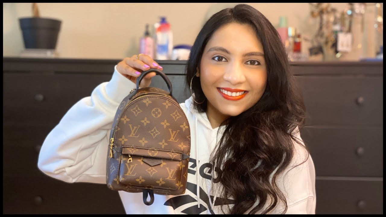 Louis Vuitton - PALM SPRINGS MINI BACKPACK - first impressions, review and what fits/WIMB