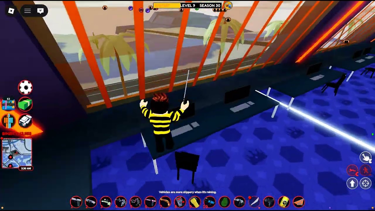 Playing the winder update one last time (Roblox Jailbreak)