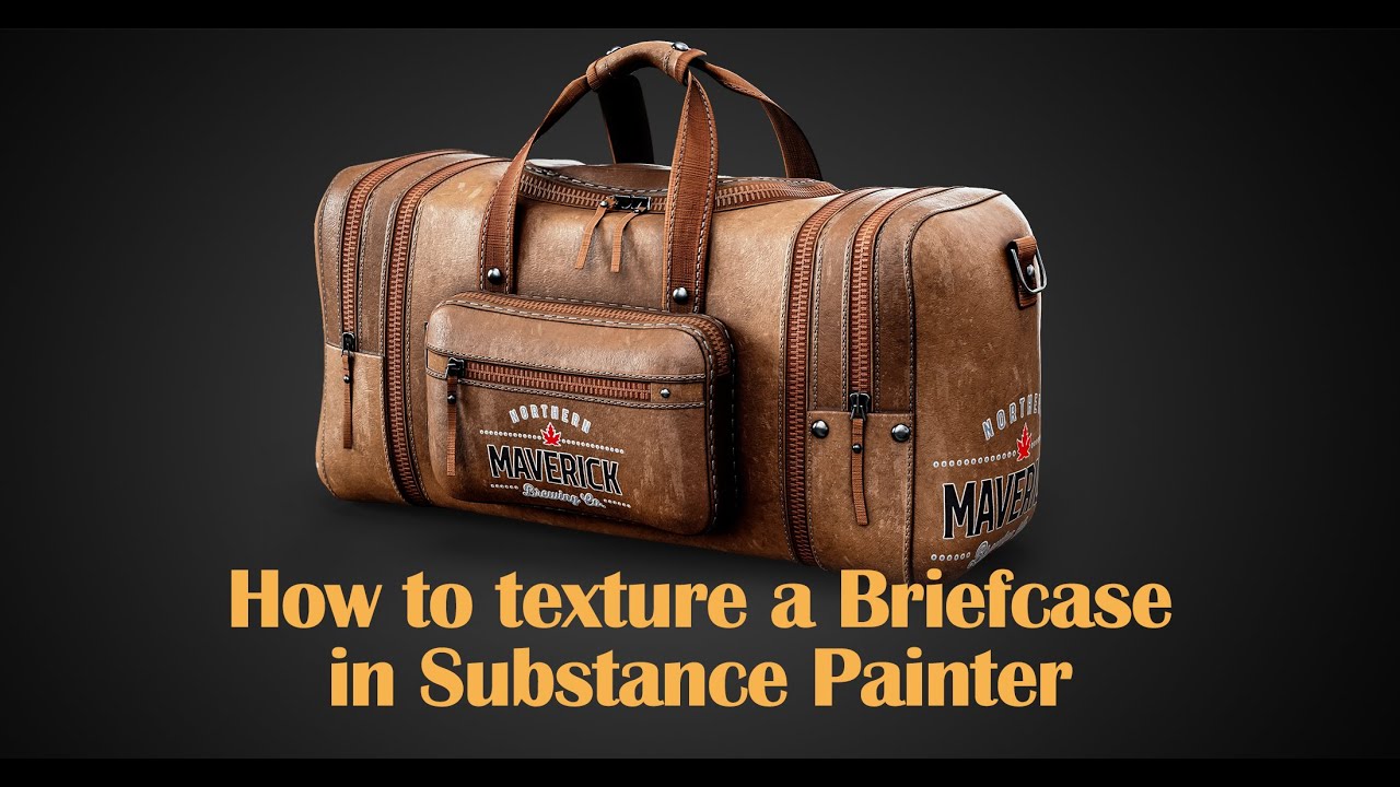 How to texture Briefcase in substance painter