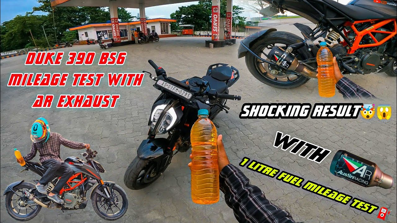 Ktm Duke 390 Bs6 Mileage Test😱With Slip-on AR Exhaust💥🚀On Public Demand😍Shocking Result😳Mileage test