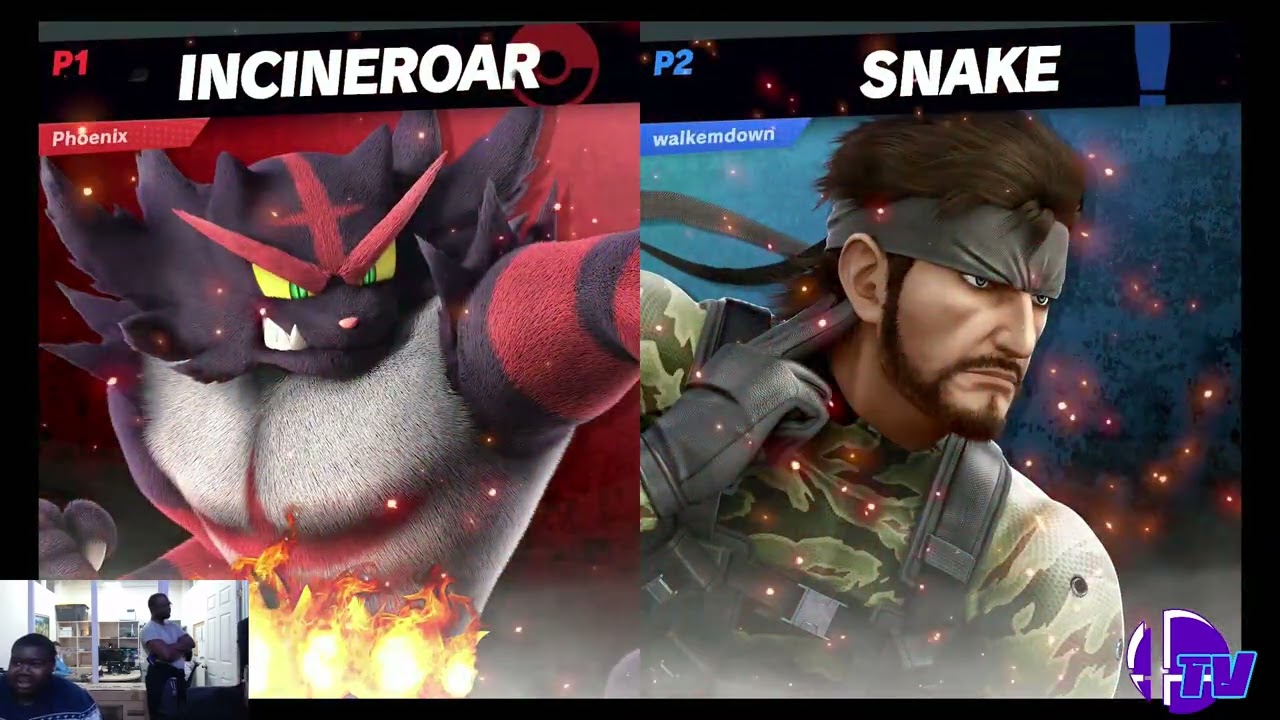 Shark Tank # 184 Winners Round 1 - Dark Lion (Incineroar) Vs. HBK (Snake) - SSBU Tournament
