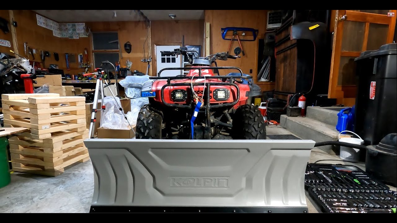 Honda Fourtrax 300 4x4 Winch and Plow Install