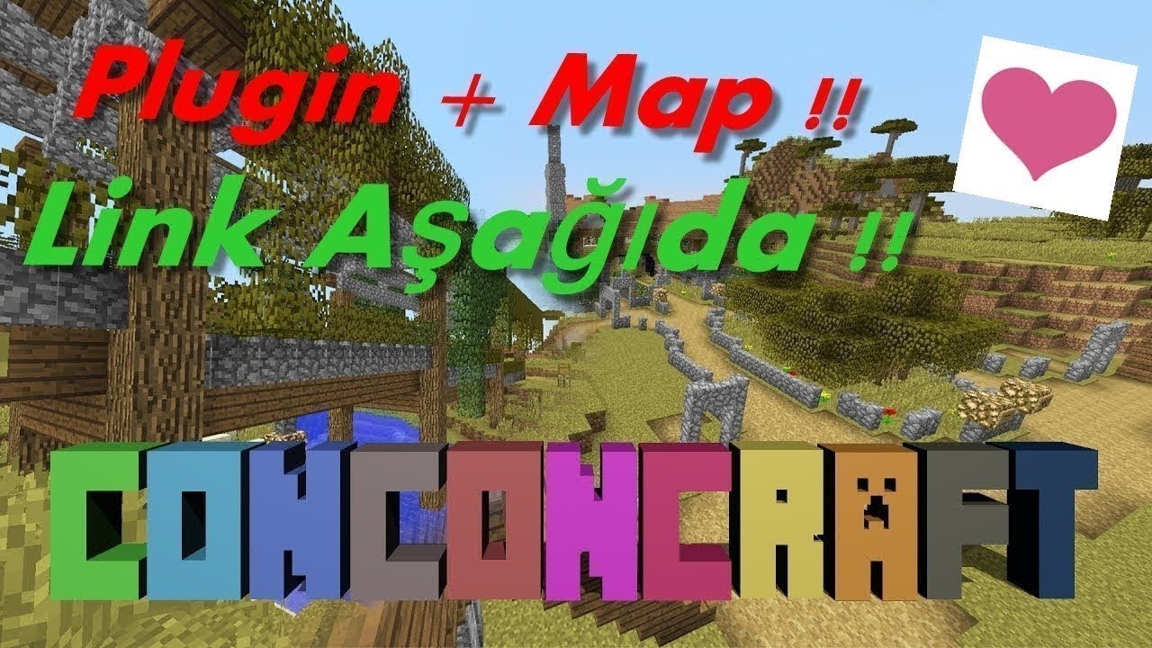 Minecraft - 1.11.2 ConConCraft [Map+Plugin] Paketi A&ccedil;ıksız Bugsuz Full T&uuml;rk&ccedil;e !! 2018