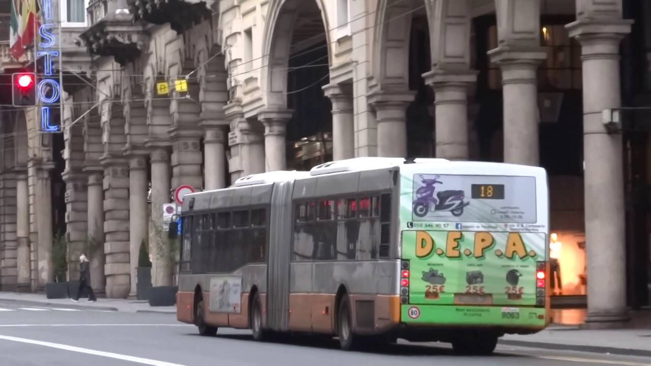 AMT GENOVA PARTENZA DEL BREDAMENARINI M321 U MATRICOLA 9063