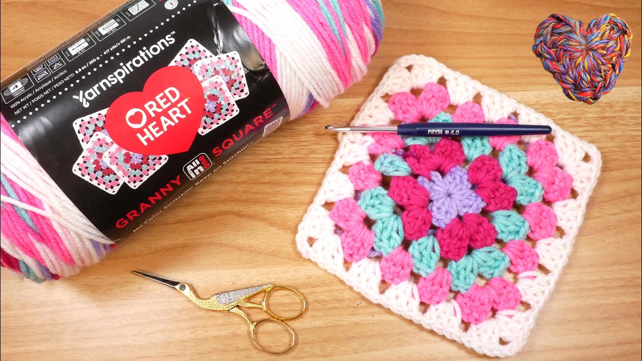 Häkeln | Granny Square OHNE Wollwechsel?! Granny Square All in One Wolle im Test